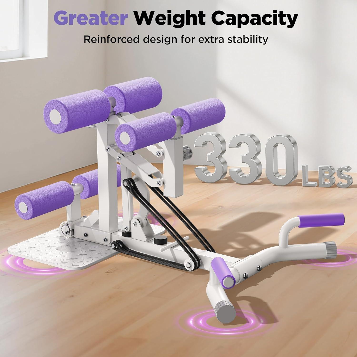 Professional Deep Squat Exercise Machine, Adjustable Glutes Trainer for Home Gym, Fitness Equipment for Lower Body Workouts
